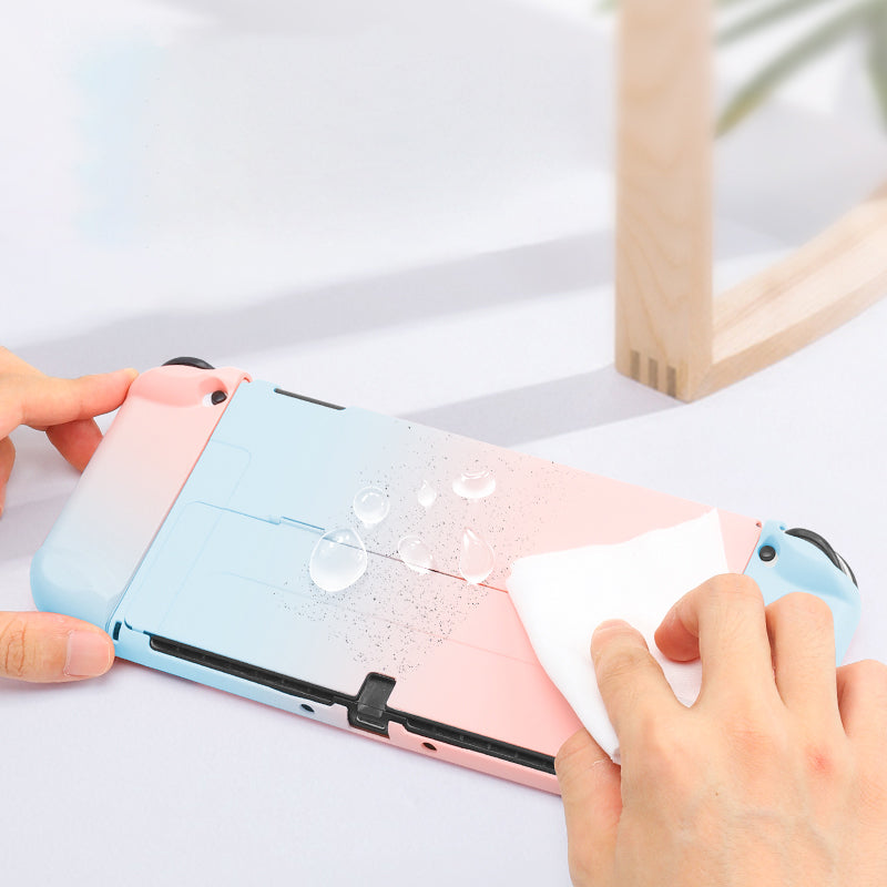 Anti-Fingerprint Dockable Case Protective Cover Ergonomic Comfort PC Grip Case Set for Nintendo Switch OLED Console Anti-Fingerprint Dockable Case Protective Cover Ergonomic Comfort PC Grip Case Set for Nintendo Switch OLED Console